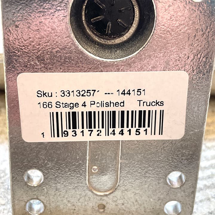 新品 INDEPENDENT 復刻 STAGE 4 TRUCK 166 インディ