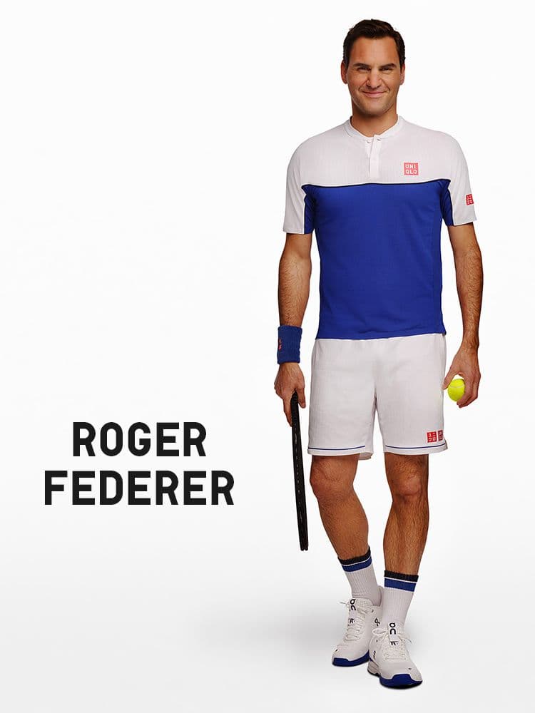 UNIQLO ユニクロ フェデラー ウェア シャツ パンツ Mサイズ 錦織圭