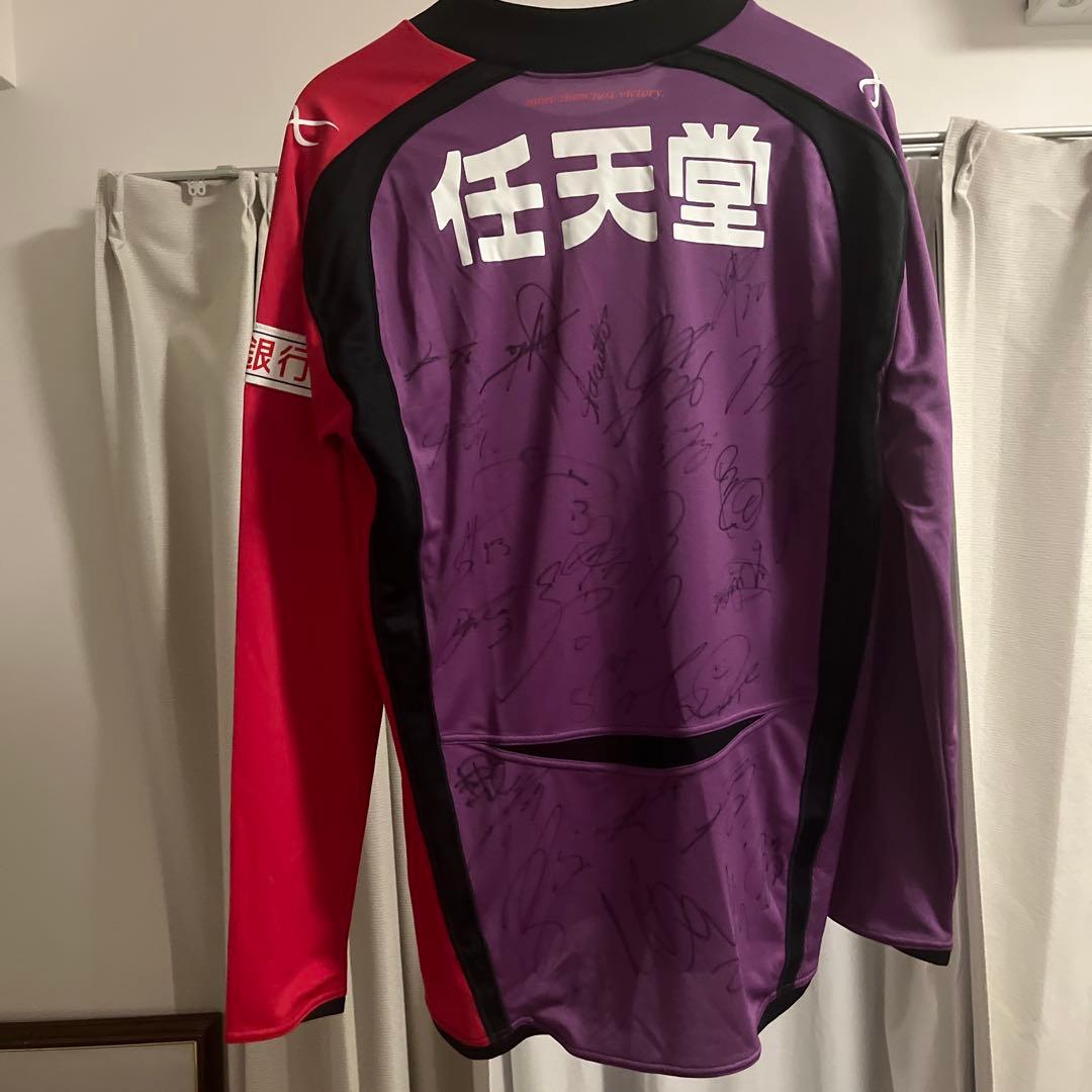 京都サンガF.C. 直筆サイン入りユニフォーム 長袖 2011-2012