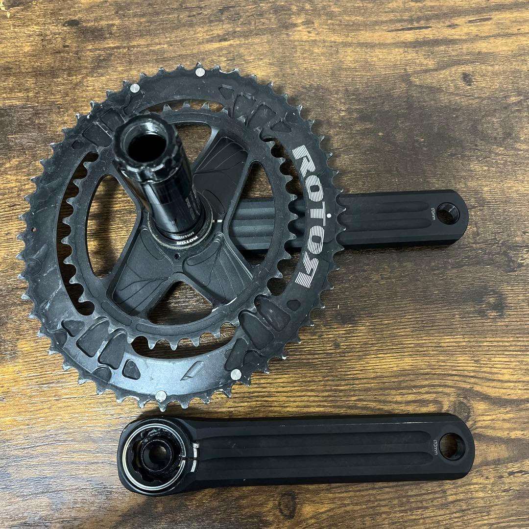 ROTOR ALDHU 3D クランクQ-Rings 170mm 楕円52-36