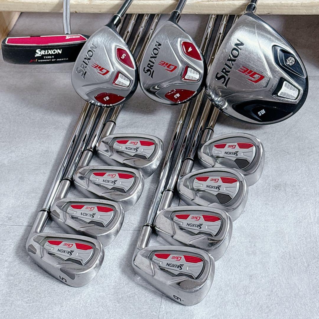 T768 SRIXON ゴルフクラブ メンズ フルセット GiE グレー 迷彩