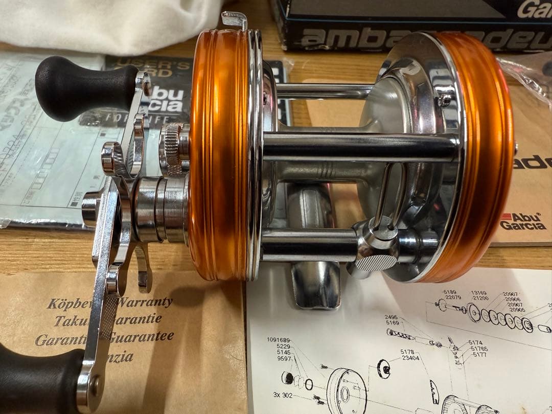 【新品未使用】Abu Garcia Ambassadeur5500C箱付属品付き