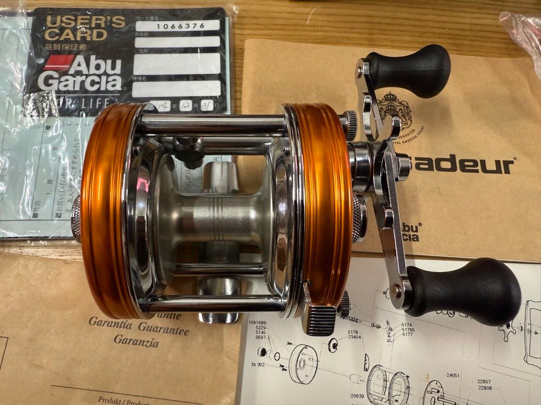 【新品未使用】Abu Garcia Ambassadeur5500C箱付属品付き