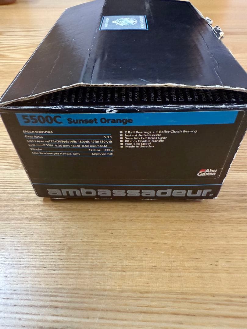 【新品未使用】Abu Garcia Ambassadeur5500C箱付属品付き