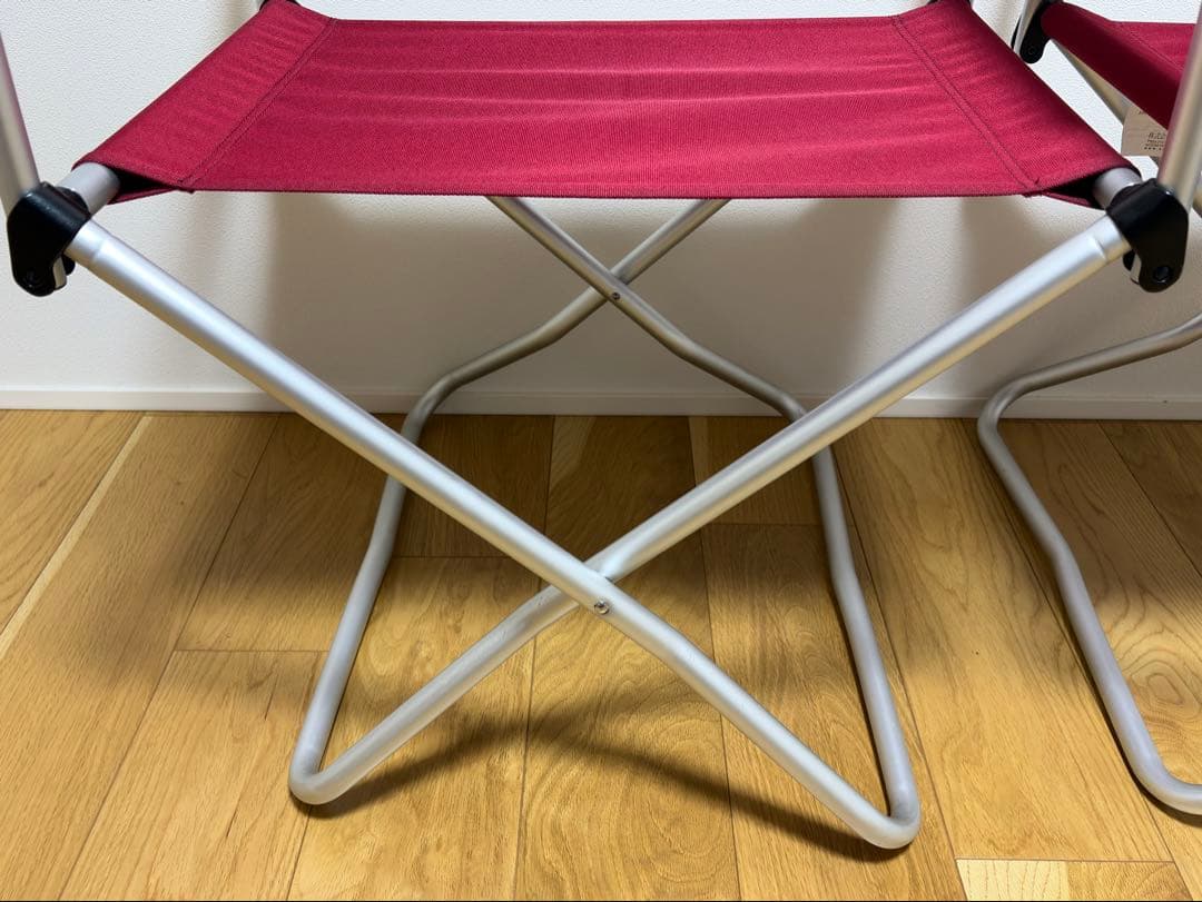 スノーピーク　FDチェアワイドRD LV-077RD　2脚セット　①