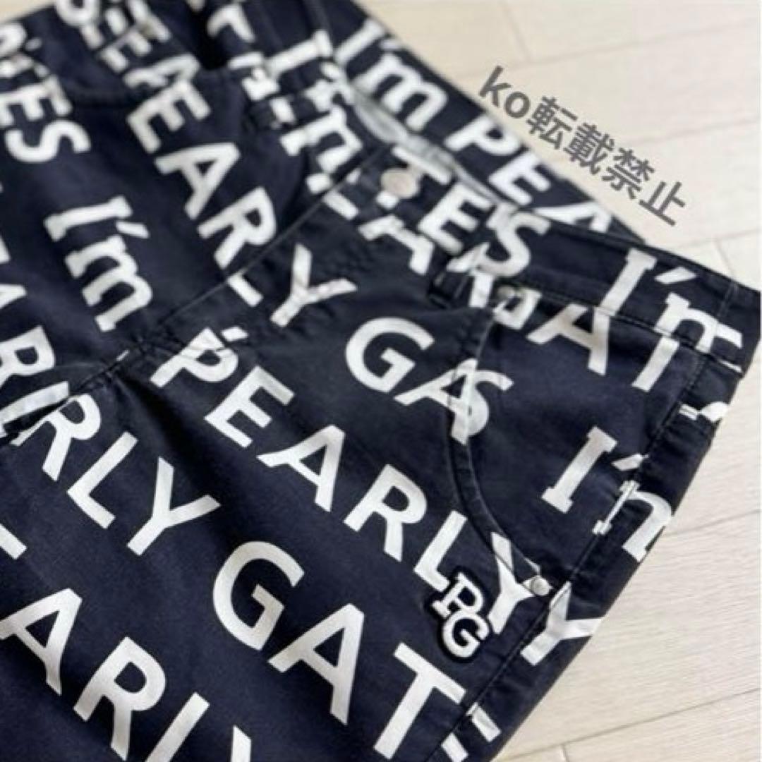 PEARLY GATES パーリーゲイツ 総柄 ロゴ ゴルフ パンツ サイズ1