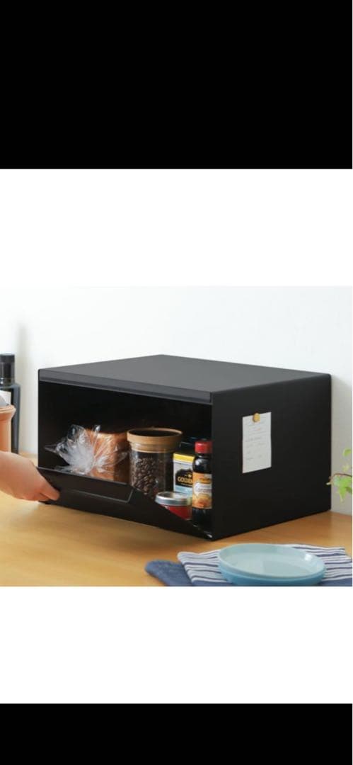 山崎実業　tower ブレッドケース　ホワイト　美品