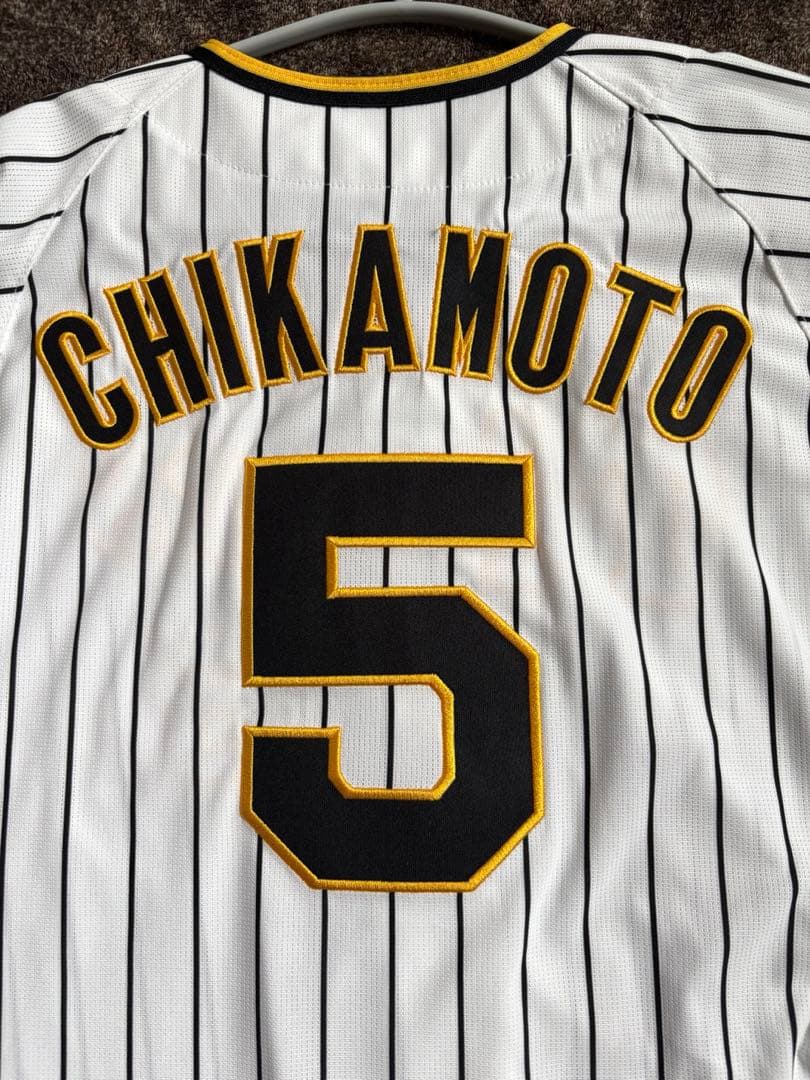 Tigers レプリカユニフォーム CHIKAMOTO 5 SSサイズ