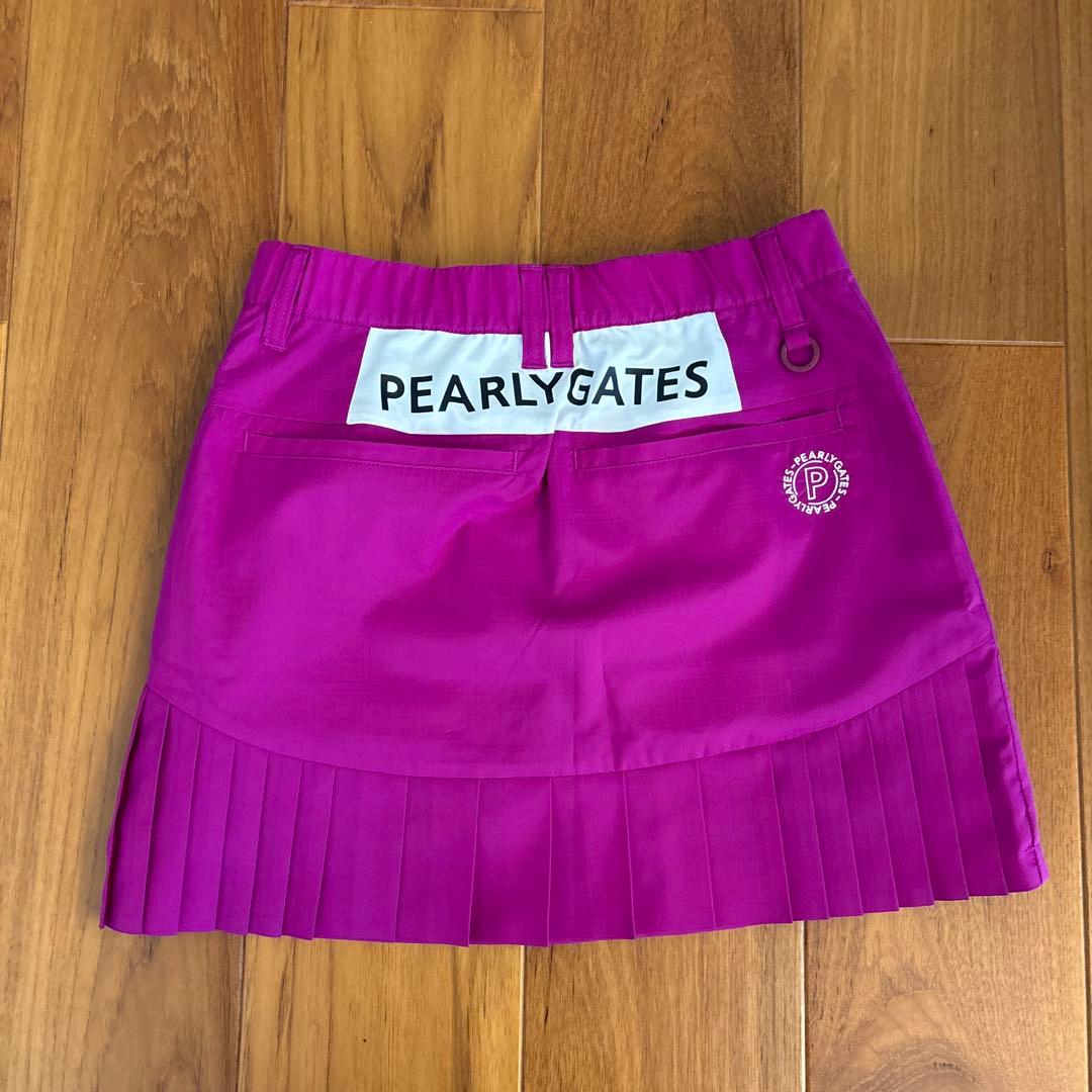 PEARLY GATES ピンク プリーツスカート サイズ0
