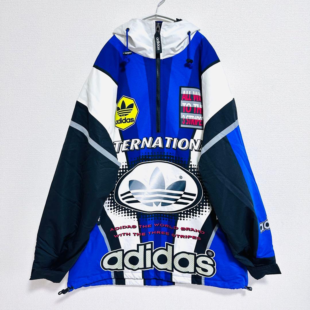 90s OLD❤️adidas×DESCENTE❤️アノラック❤️セットアップ❤️上下❤️