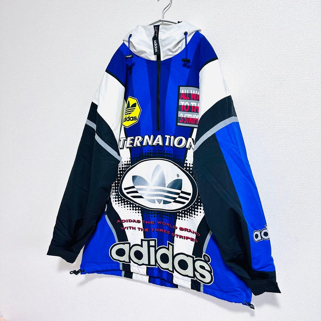 90s OLD❤️adidas×DESCENTE❤️アノラック❤️セットアップ❤️上下❤️