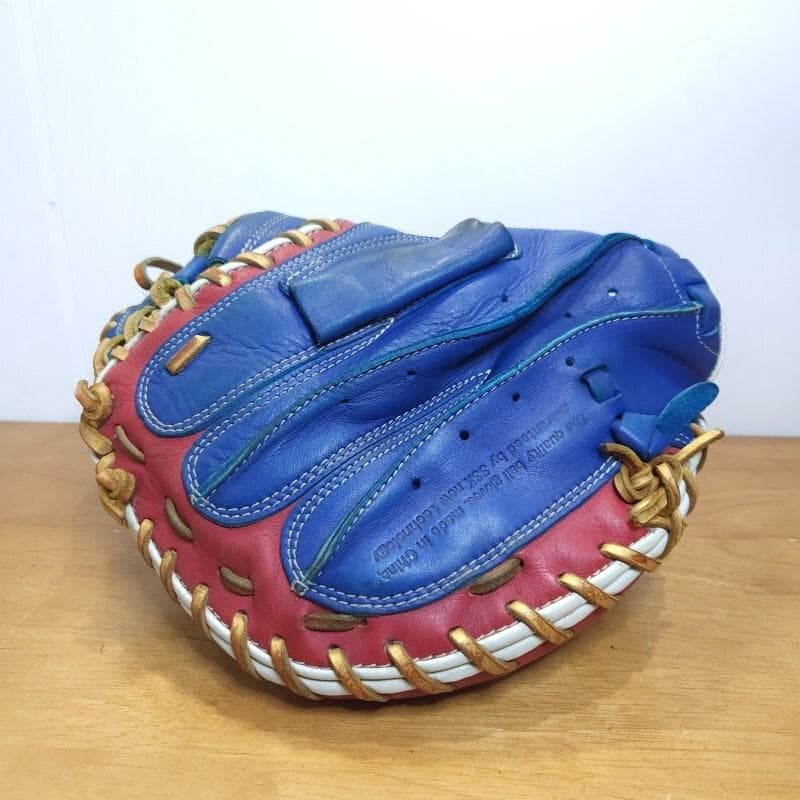 SSK 限定カラー ブルー×レッド×ホワイト キャッチャーミット 軟式グローブ