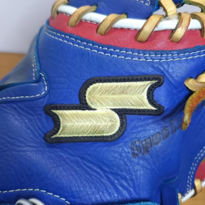 SSK 限定カラー ブルー×レッド×ホワイト キャッチャーミット 軟式グローブ