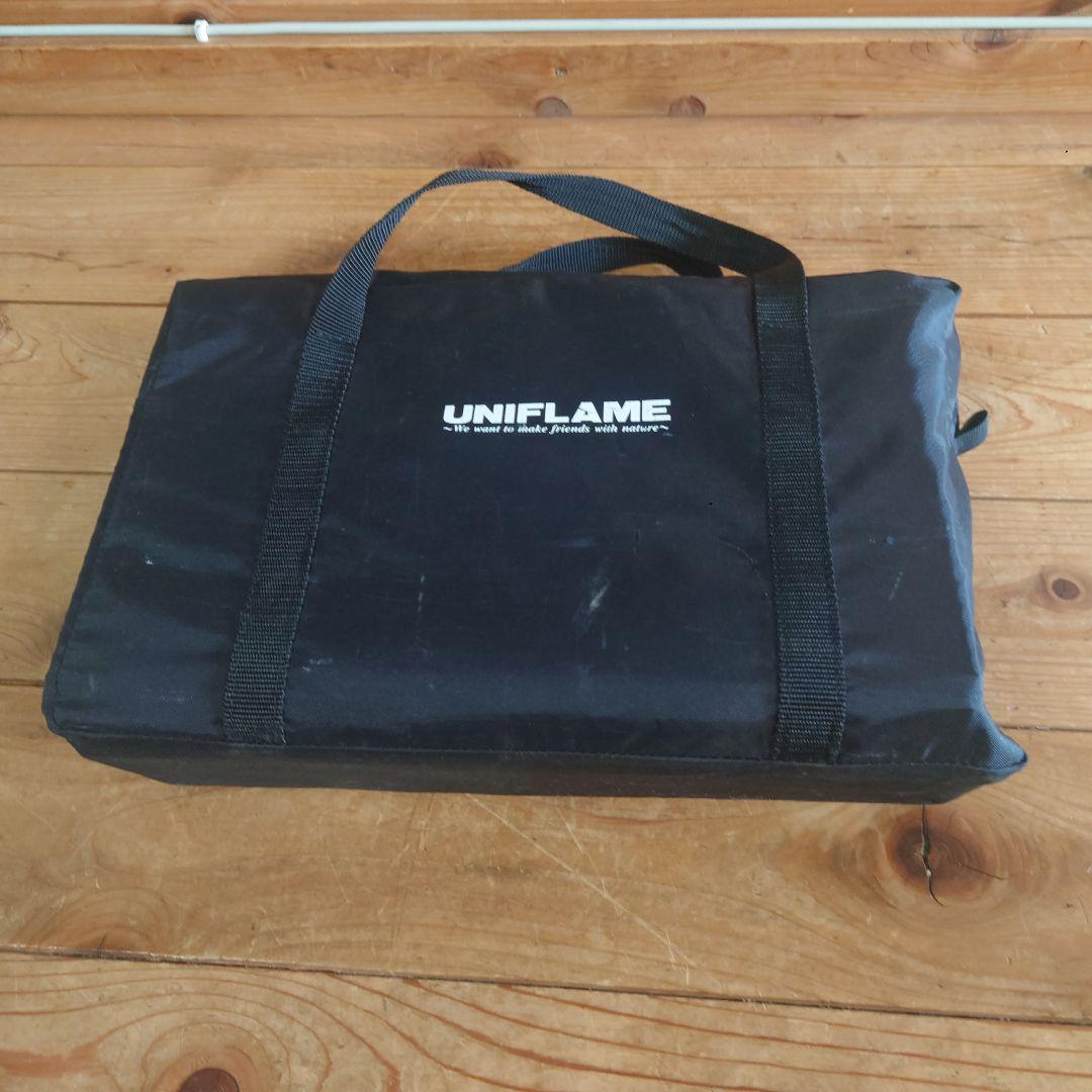 UNIFLAME 折りたたみ式 バーベキューコンロ　ユニセラサイドトレー付