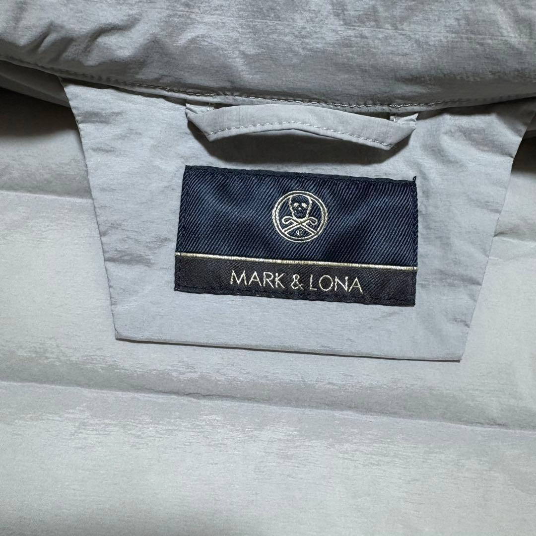 MARK AND LONA ダウンベスト グレー系×ブラック　48