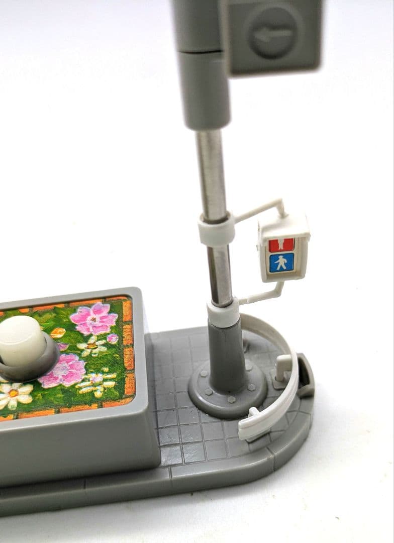 廃盤レア! トミカタウン 旧信号機 稼働品 花柄版 旧トミカ トミカタウン信号機