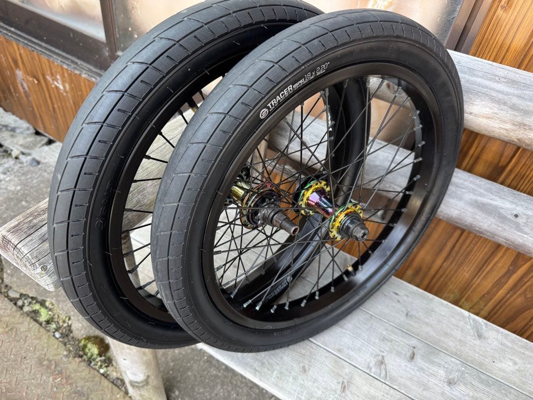 BMX ホイールセット 18インチ