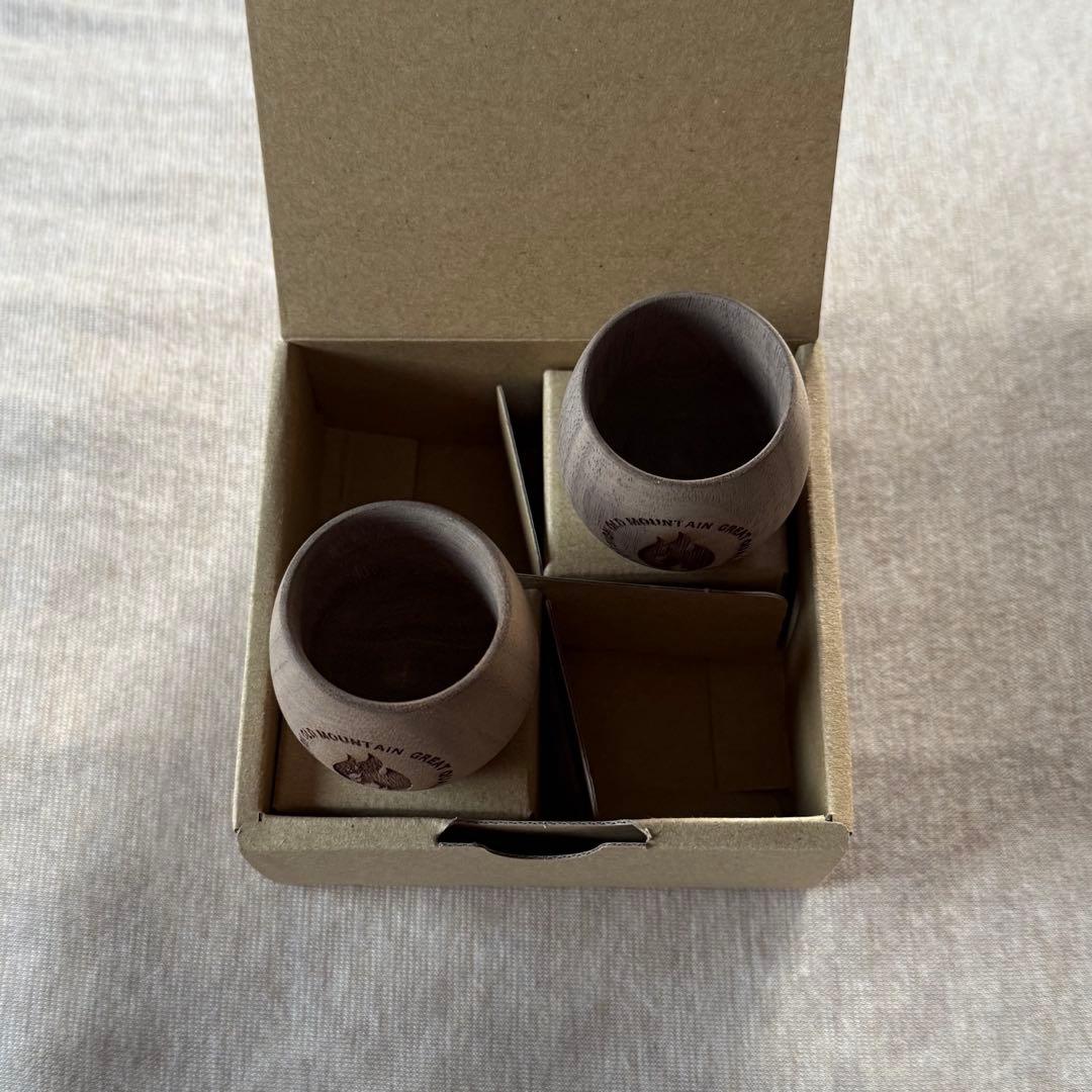 新品 OLD MOUNTAIN GUINOMI ウォールナット 木製 ぐい呑み