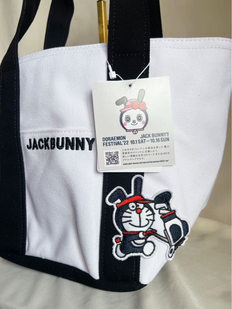 未使用タグ付き完売品❗️ジャックバニーｘドラえもんコラボワンポイントカートバッグ