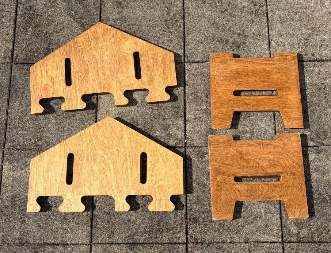 Thearth 六角テーブル　ヘキ次郎　ヘキ美　メタヘキテL セット売り