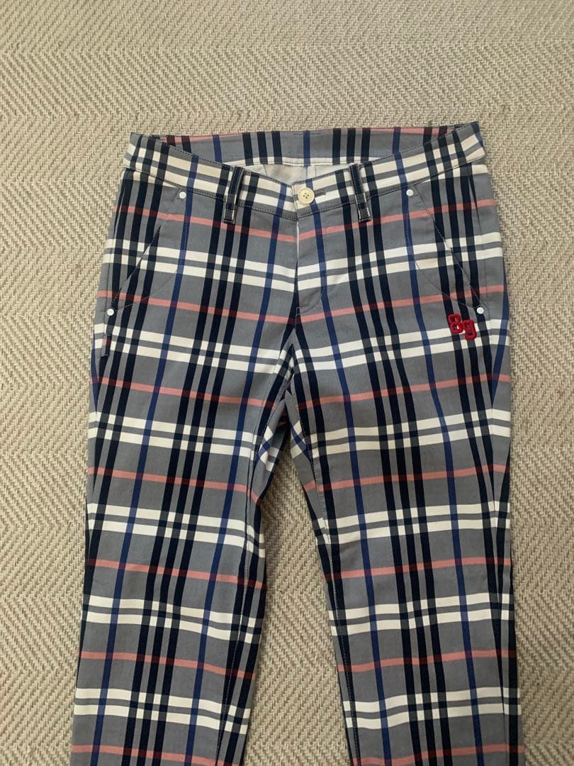 パーリーゲーツチェック柄 レディース ゴルフパンツ