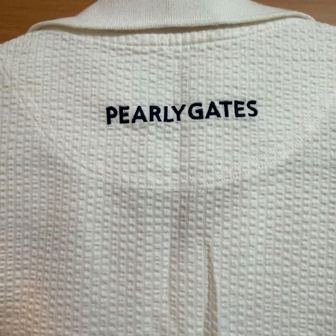 PEARLY GATES ホワイト ポロシャツ サイズ5