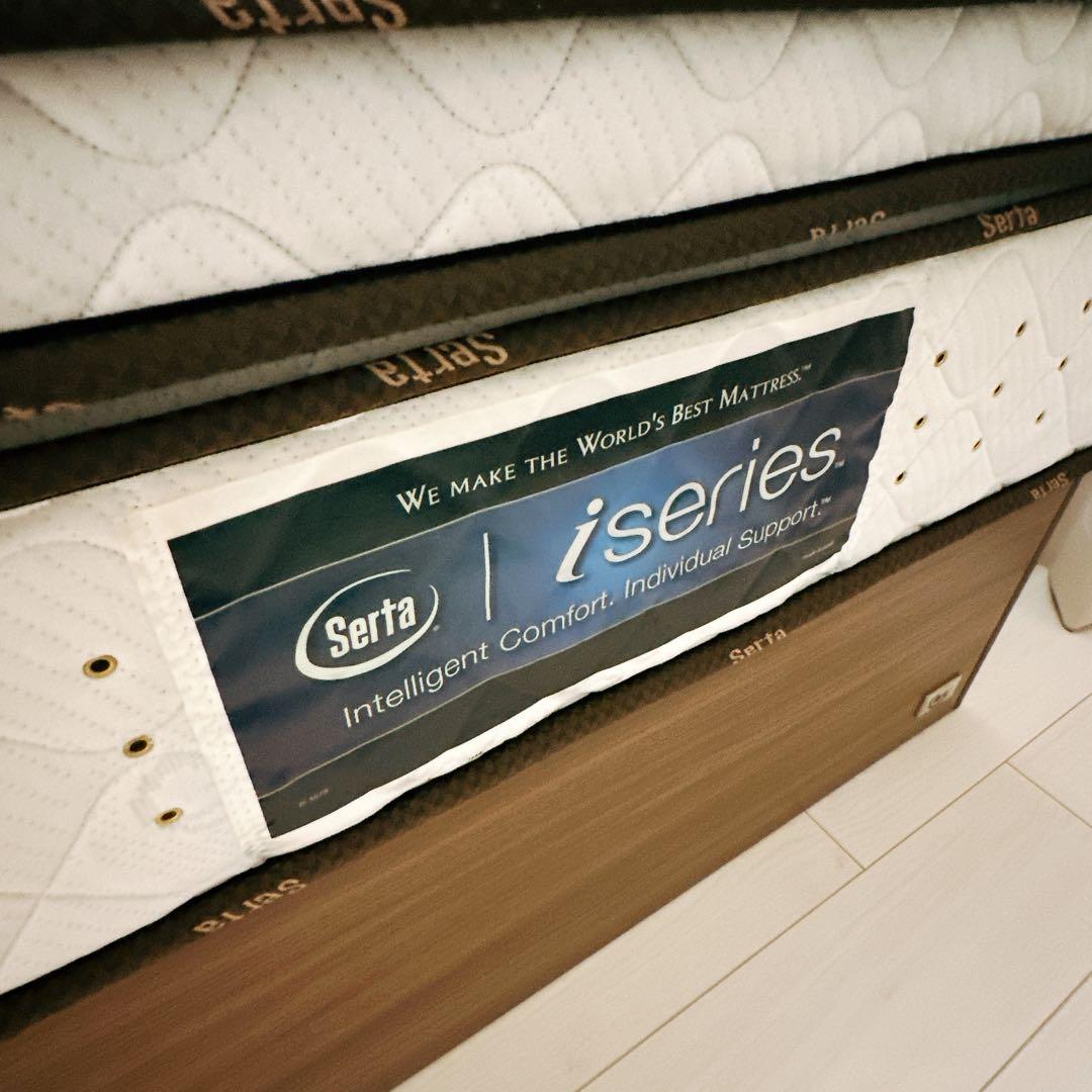 定価34万　サータ（Serta）マットレス：シングルベッド　セット　大塚家具