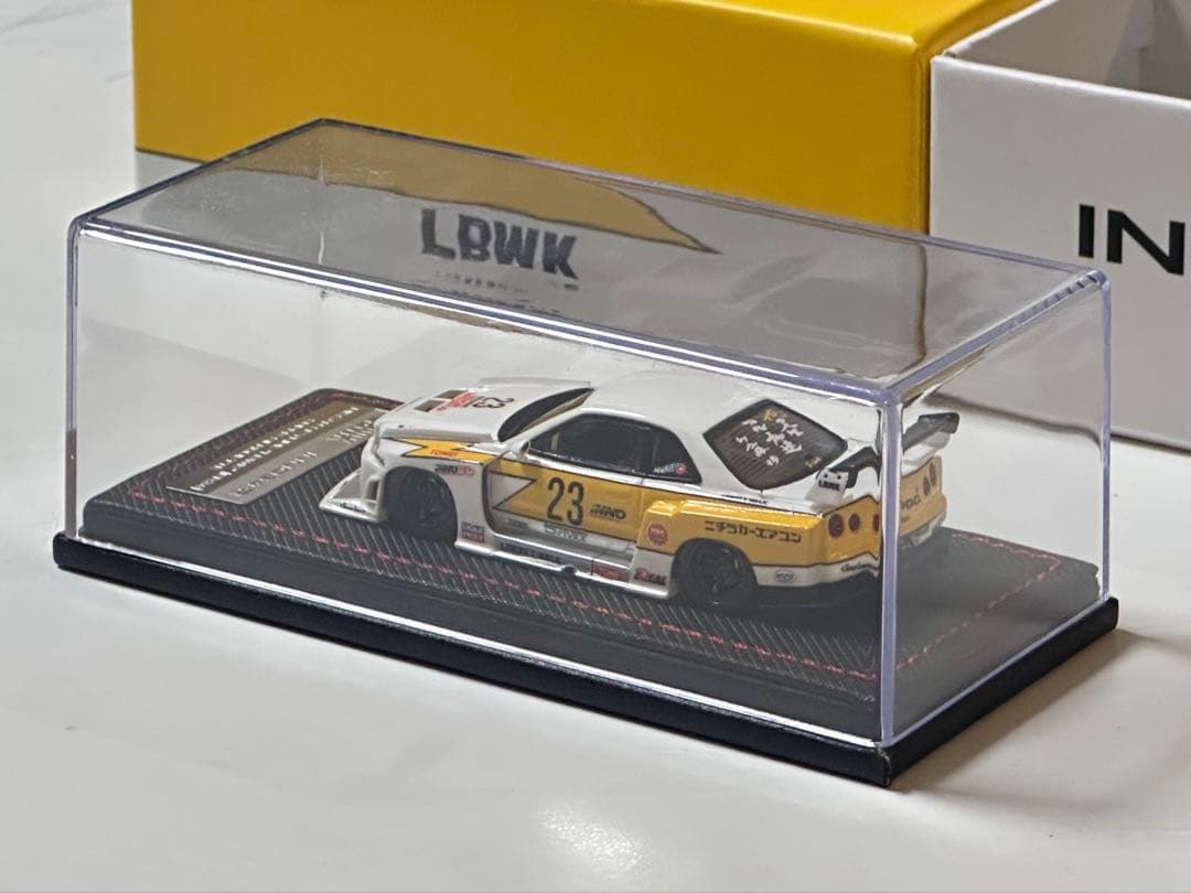 NissanSkylineER34 LBWK ミニカー インノモデル inno