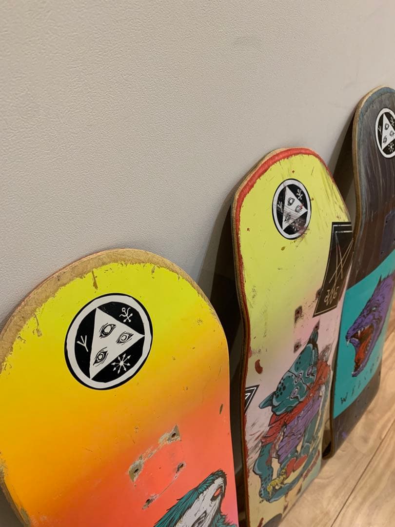 WELCOME skateboards デッキ 3枚セット　ウェルカム　スケボー