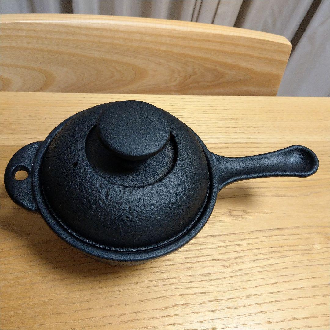 南部鉄器 片手鍋 ミニ鍋 内径15.5cm  IH・直火・ガスコンロ対応