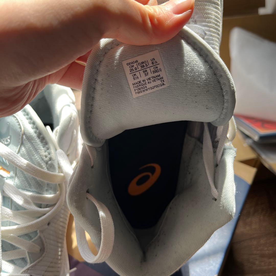 asics バスケットボールシューズ 25.0cm ホワイト