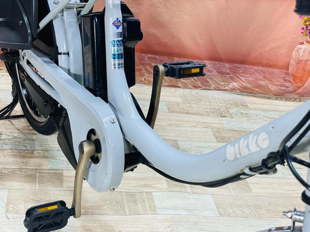 半年保証 ブリヂストン最上級モデル BIKKE2 ブルーグレー⭐️ 子Y2093
