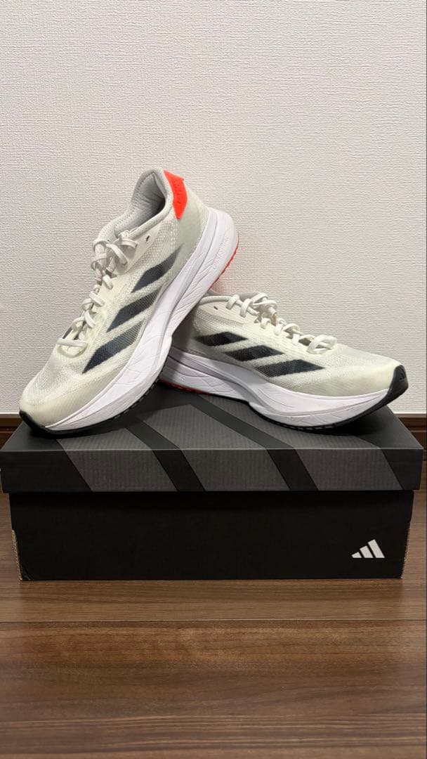 【美品】アディゼロ SL2 / ADIZERO SL2 ホワイト　25.5㎝