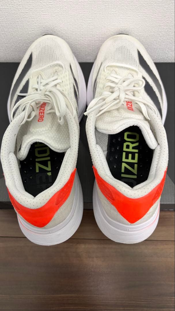 【美品】アディゼロ SL2 / ADIZERO SL2 ホワイト　25.5㎝