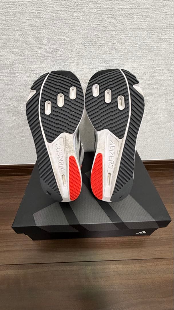 【美品】アディゼロ SL2 / ADIZERO SL2 ホワイト　25.5㎝