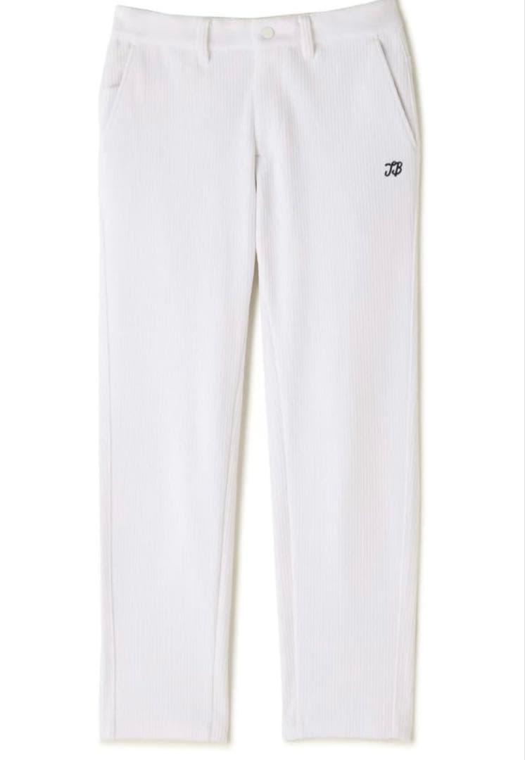 新品 パーリーゲイツ ジャックバニー コーデュロイ ストレッチパンツ(4)M/白