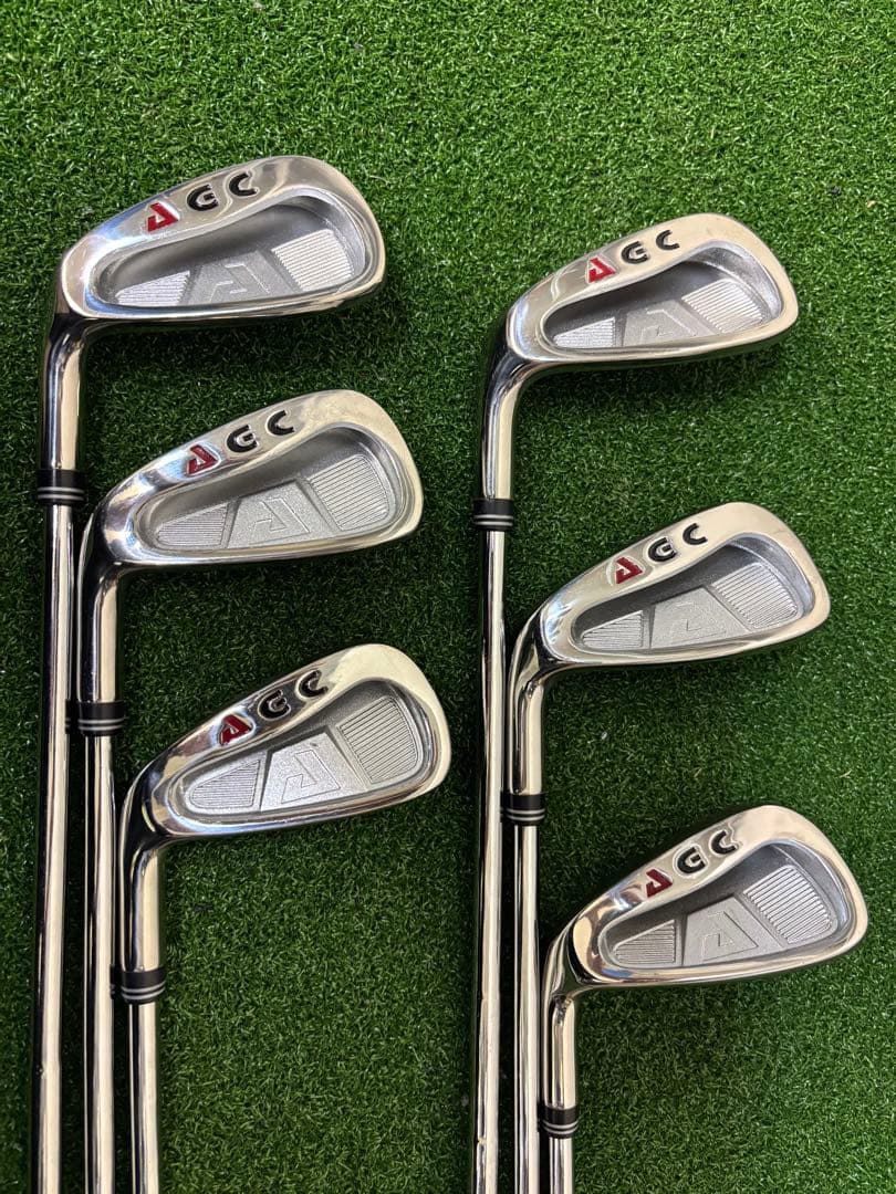 【美品・レフティ・左利き用】AGC ゴルフクラブ フルセット 9本 バッグ付