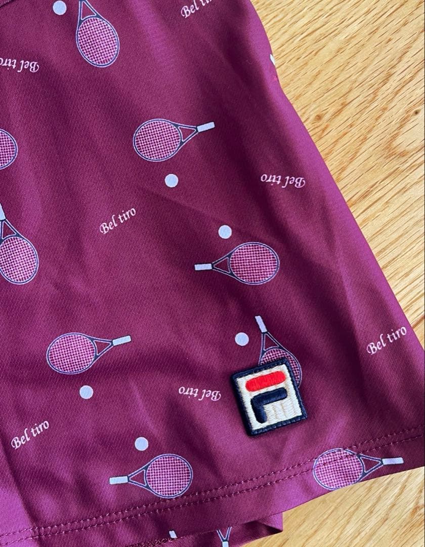 FILA♡【美品】2024FWラケット柄のセットアップ