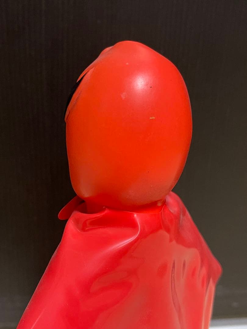 当時物　中嶋製作所　タイガーマスク　謎の魔人　スタンダードサイズソフビ　マント付