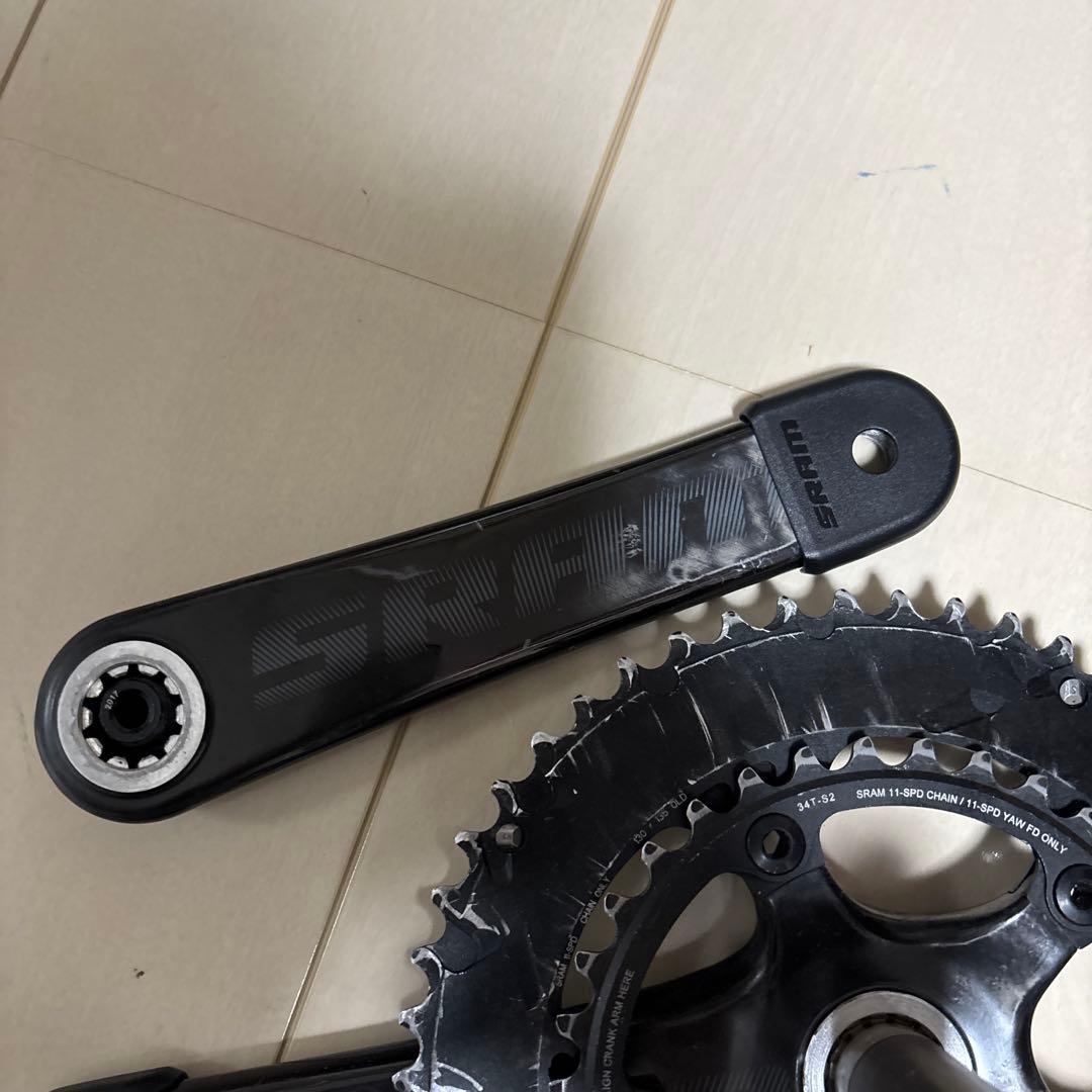 SRAM スラム　RED クランクセット　11s 中古品