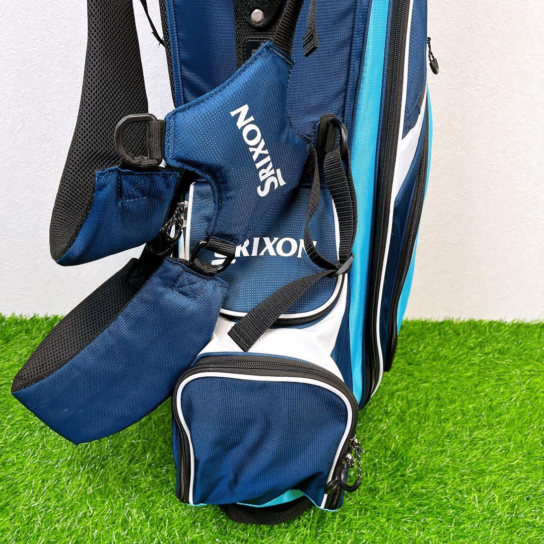 SRIXON / スリクソン　スタンド式キャディバッグ　ネイビー　ライトブルー