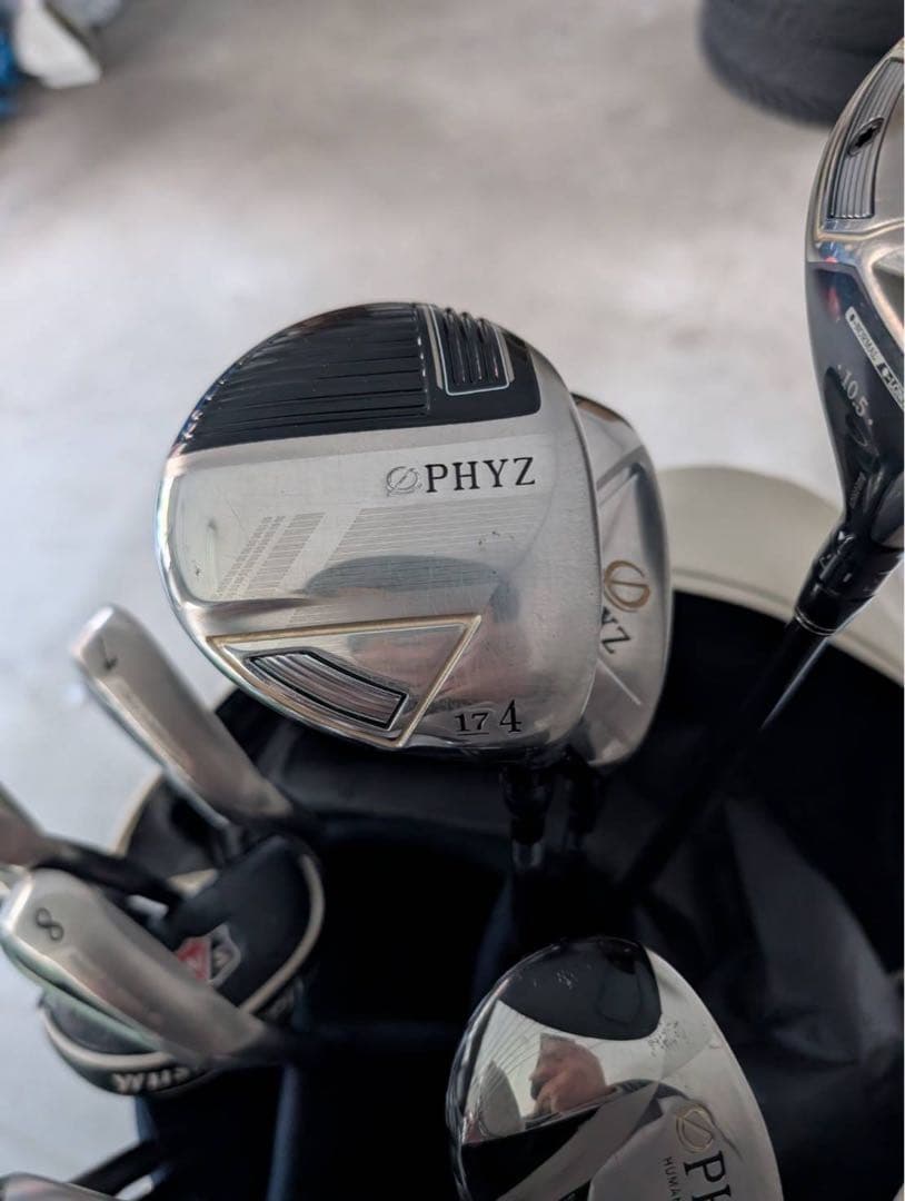 PHYZ クラブセット 6本アイアン 4本ウッド ドライバー
