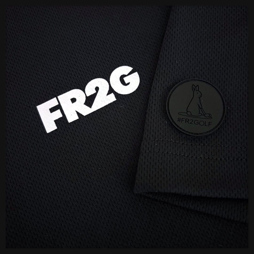 【即完売デザイン】FR2 ゴルフ ペイズリー ビッグロゴ ポロシャツ L 美品