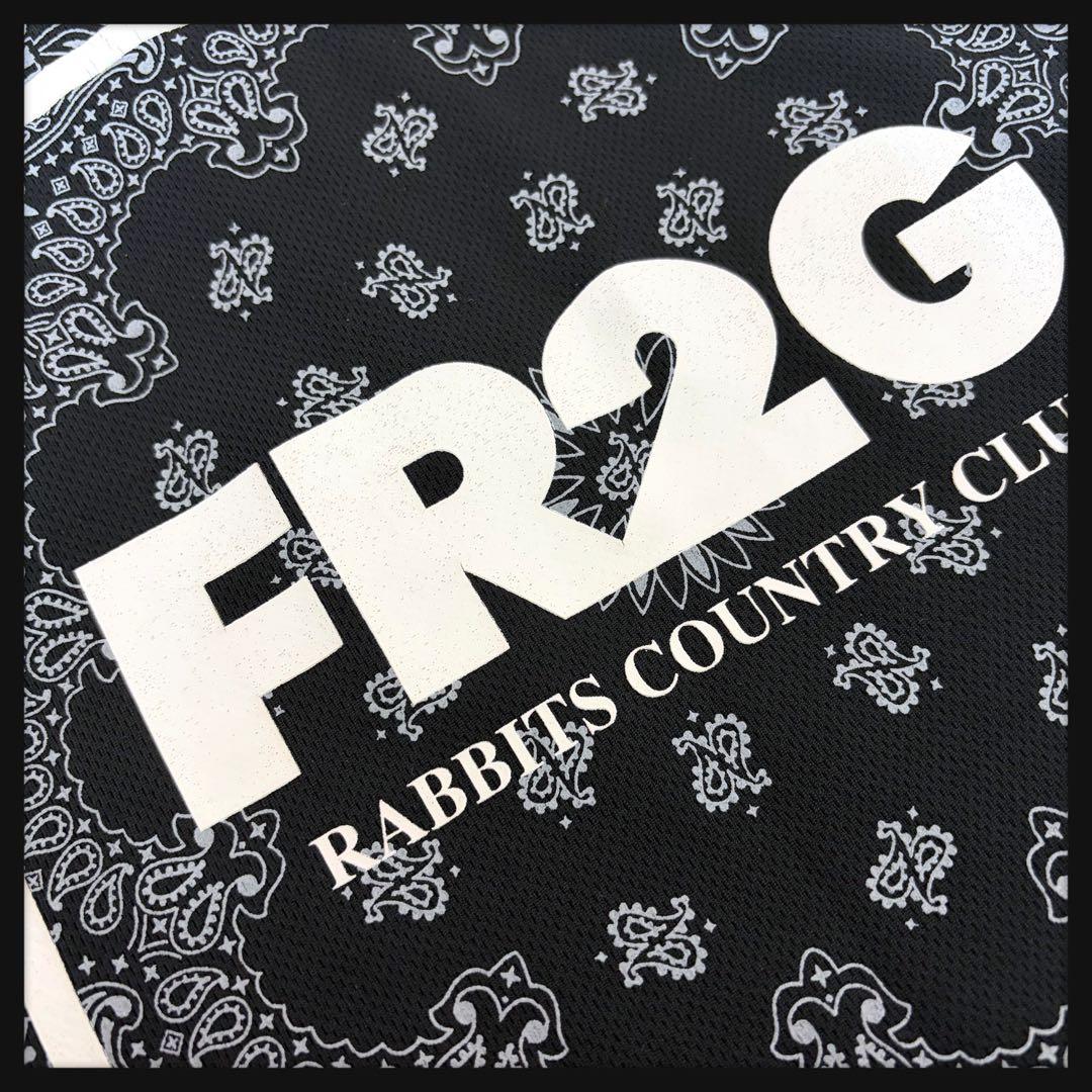【即完売デザイン】FR2 ゴルフ ペイズリー ビッグロゴ ポロシャツ L 美品