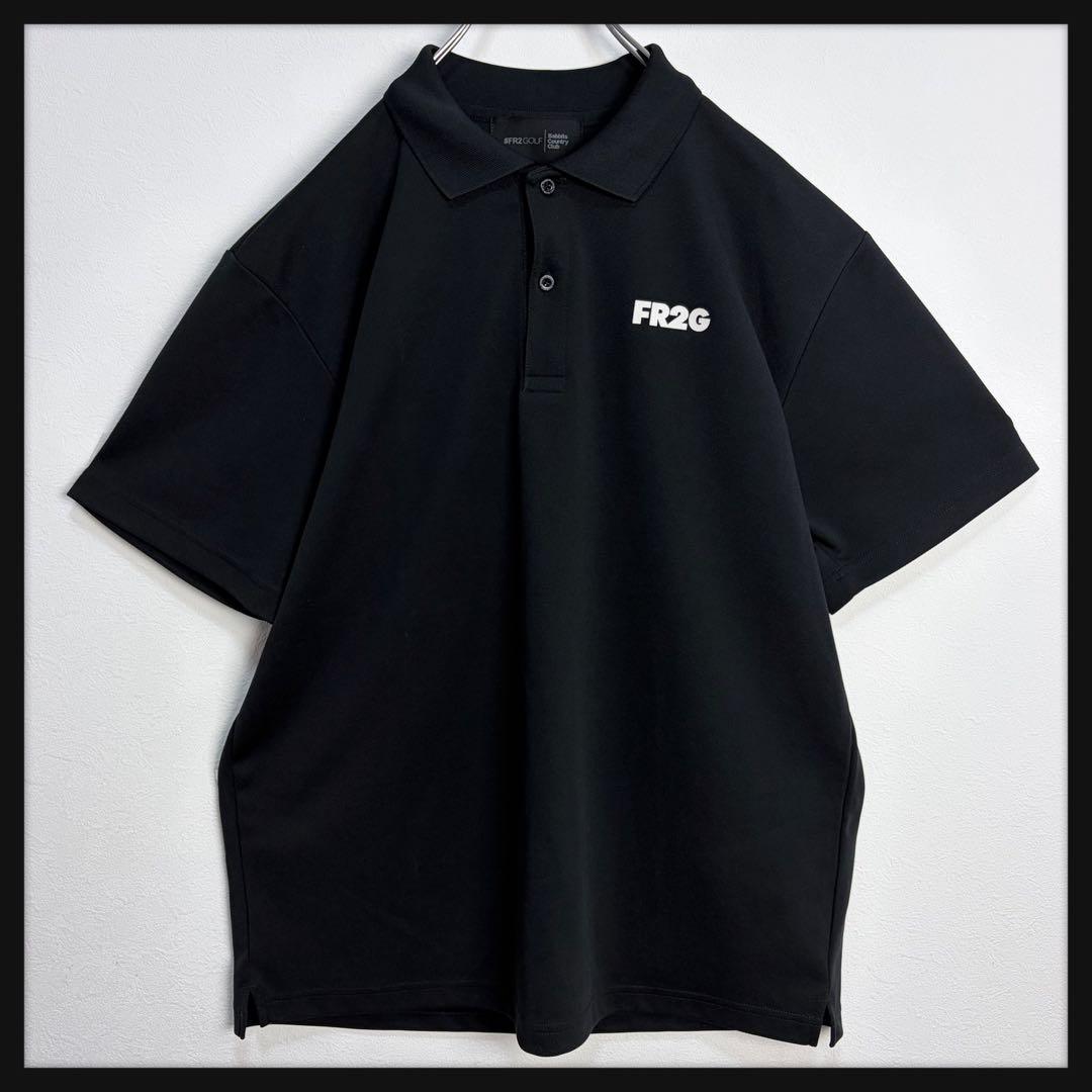 【即完売デザイン】FR2 ゴルフ ペイズリー ビッグロゴ ポロシャツ L 美品