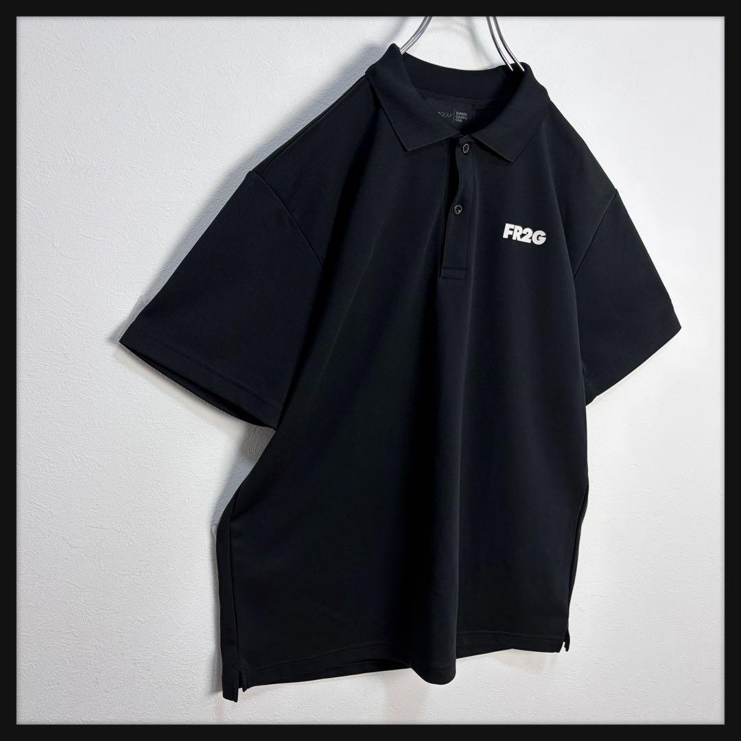 【即完売デザイン】FR2 ゴルフ ペイズリー ビッグロゴ ポロシャツ L 美品