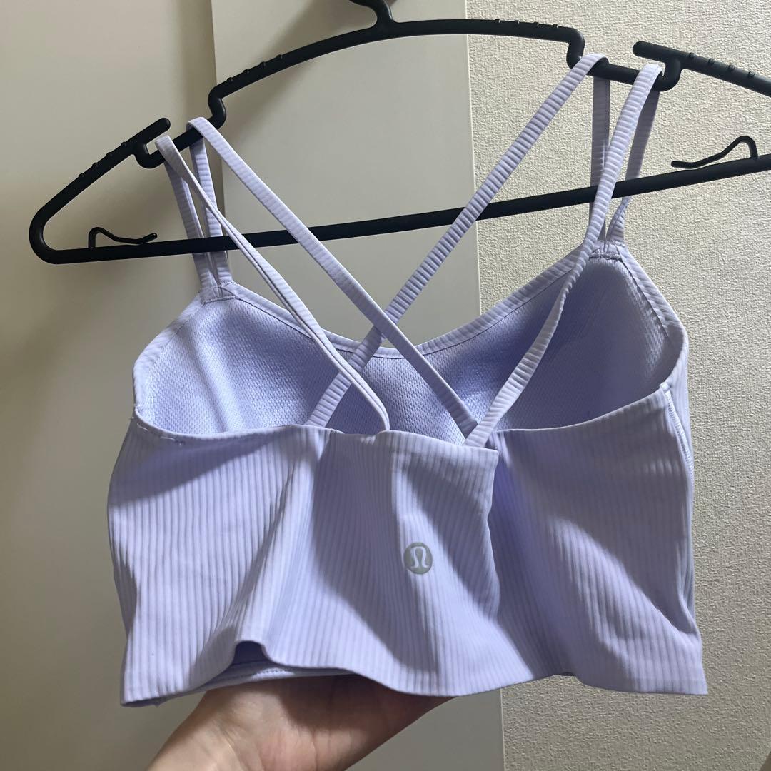 Lululemon 薄紫 like a cloud ブラ