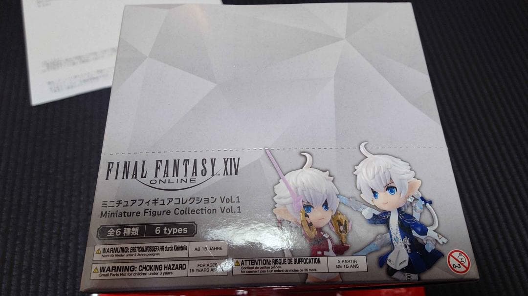 【未開封】FF14 ミニチュアフィギュアコレクション Vol.1 6個入りBOX