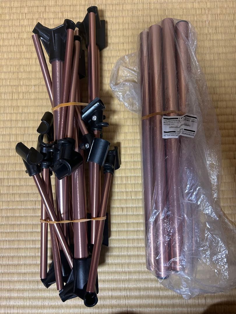 FIELDOOR アルミコンパクトコット 木目調