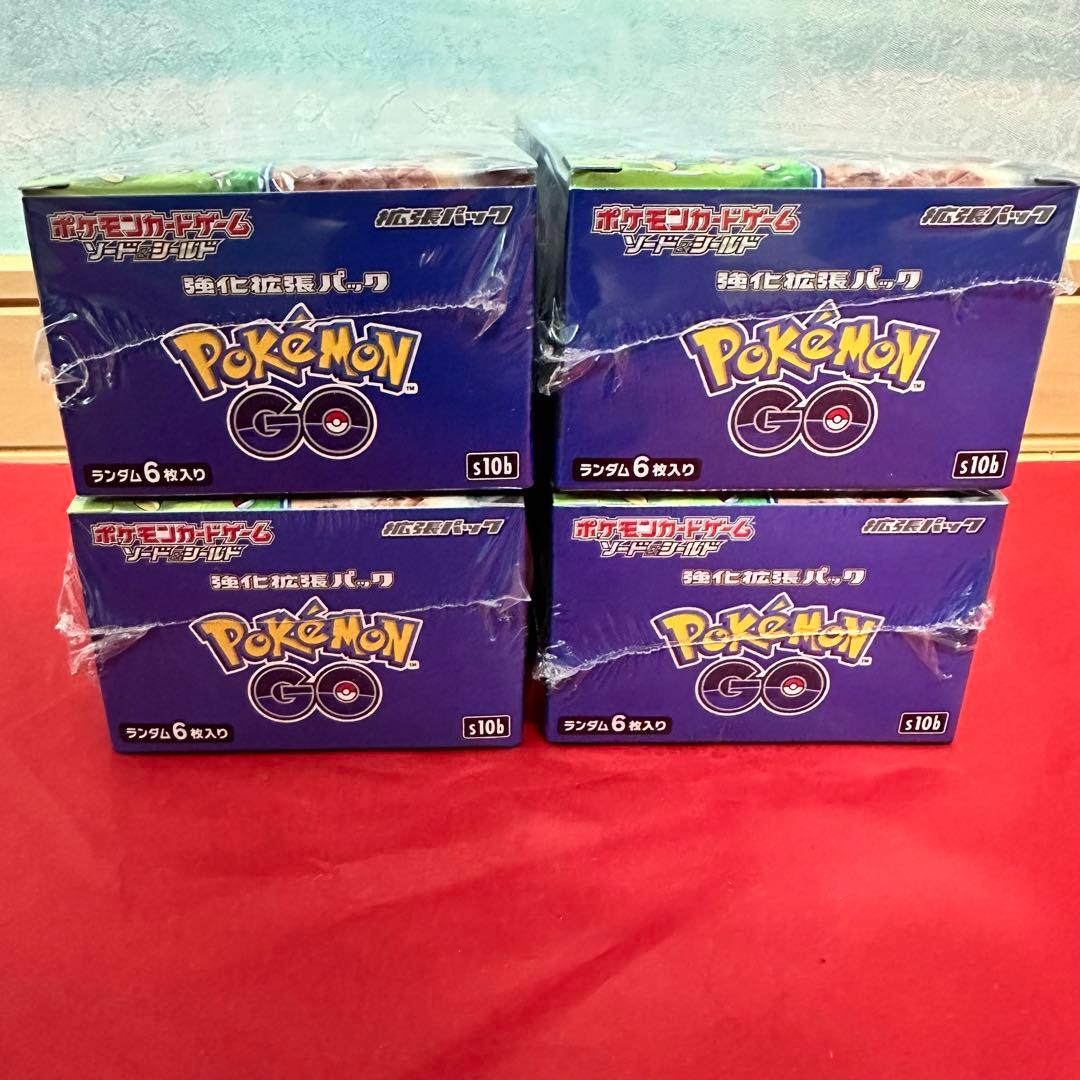 新品 未開封 ポケモンGO シュリンク付き 4 ボックス
